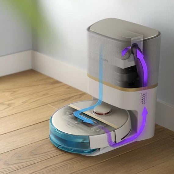 robot süpürge toz boşaltma, robot süpürge otomatik boşaltma