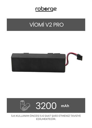 Viomi V2 Pro Robot Süpürge Uyumlu Batarya 3200 mAh - Muadil Ürün