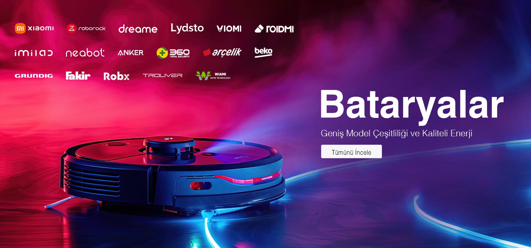 robot süpürge bataryası