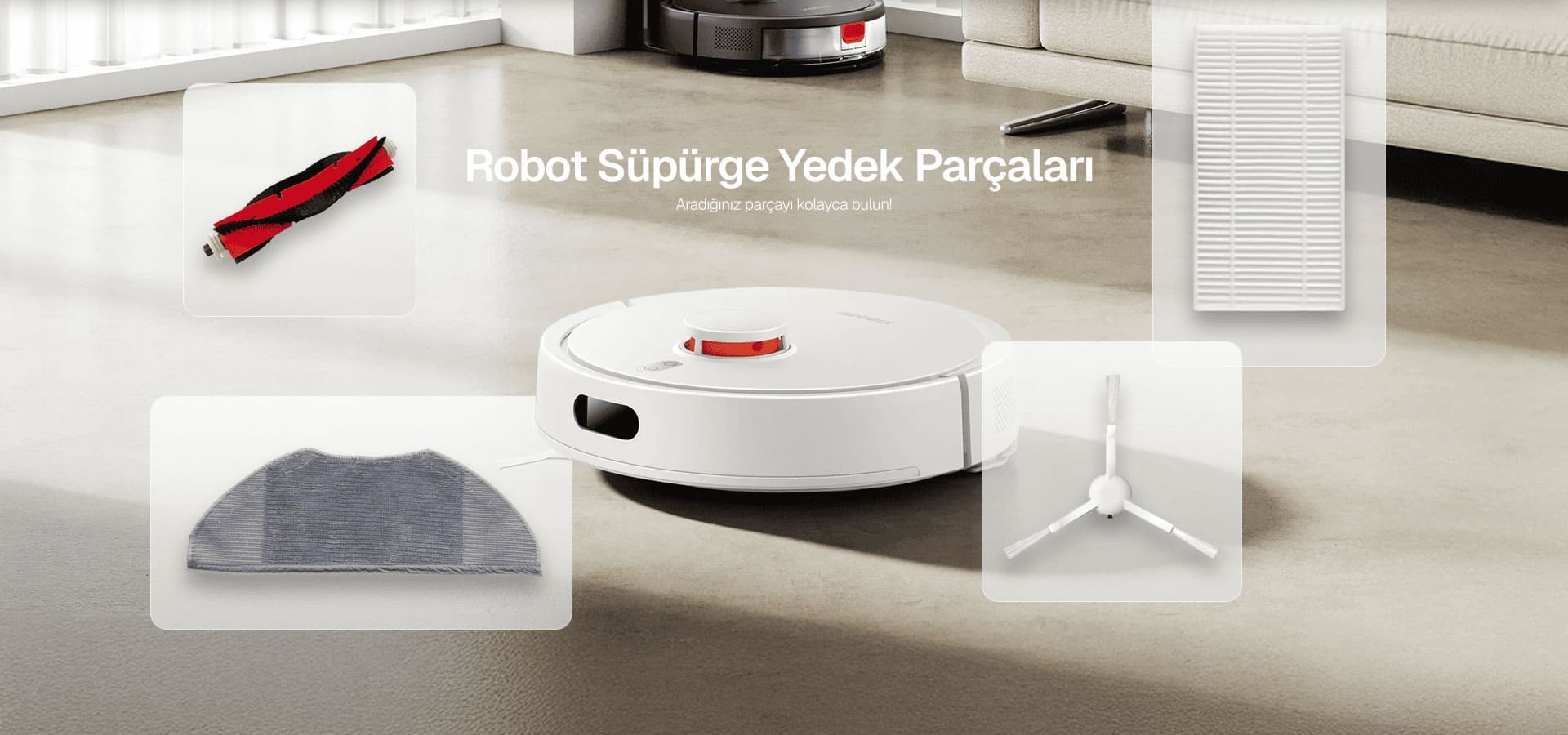 robot supurge yedek parça