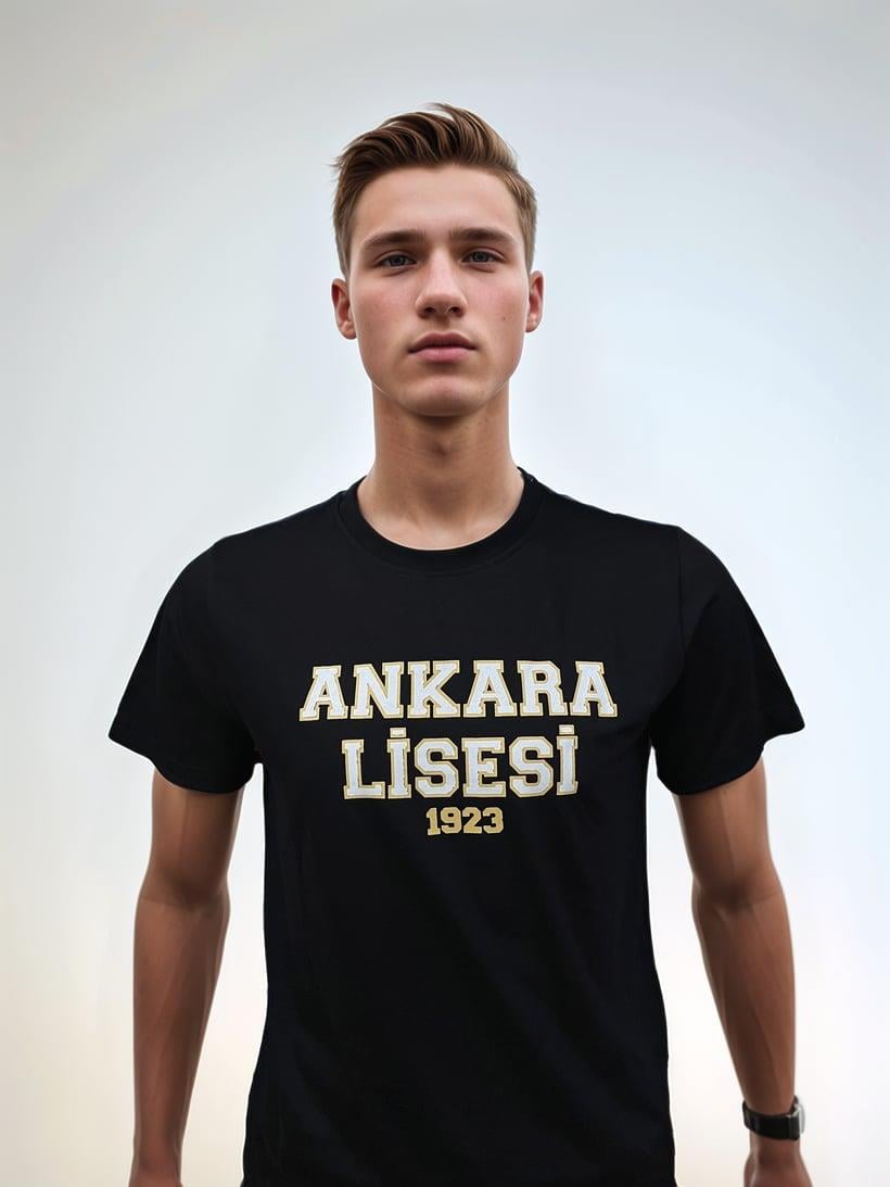 23Y.SWT.176.013Ankara Lisesi Yeni Penye Tshirt
