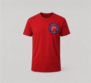 20Y.PTS.065.005Gazi Anadolu Lisesi Penye Tshirt Kırmızı