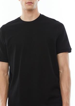 Bisiklet Yaka Basic T-shirt 