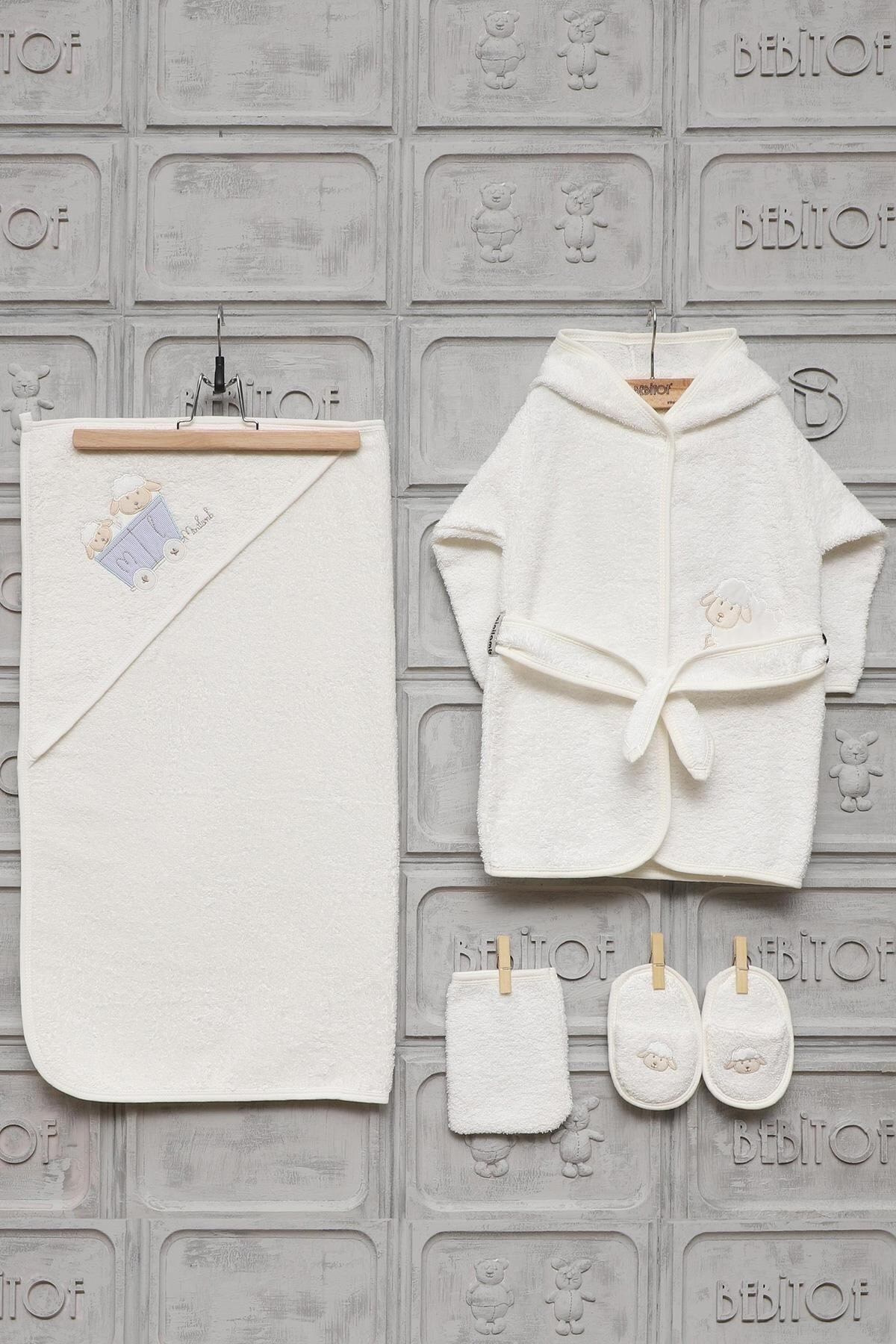 21Y.BOR.284.003Mini Lamb 33272 Bornoz Set