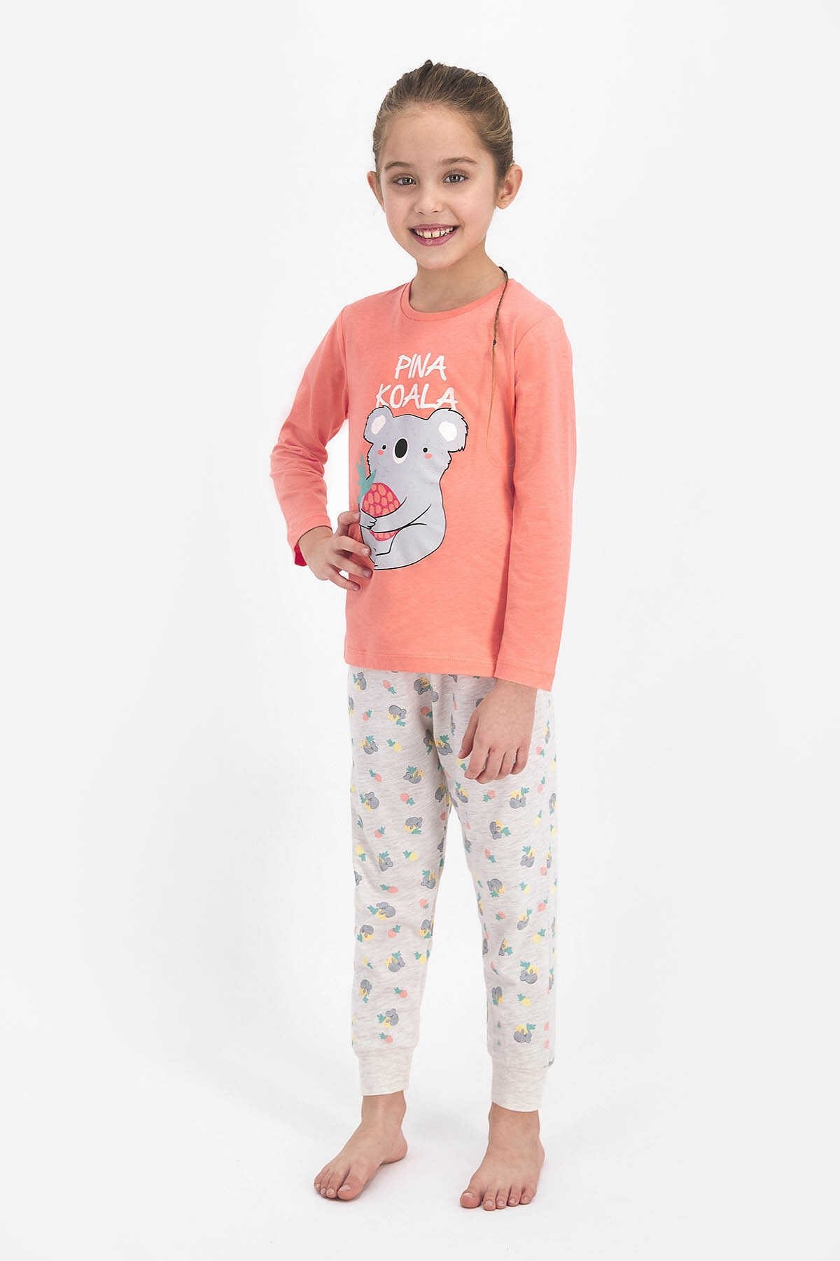 21Y.PJM.349.009Roly Poly Kız Çocuk Pijama Takımı RP2471-G