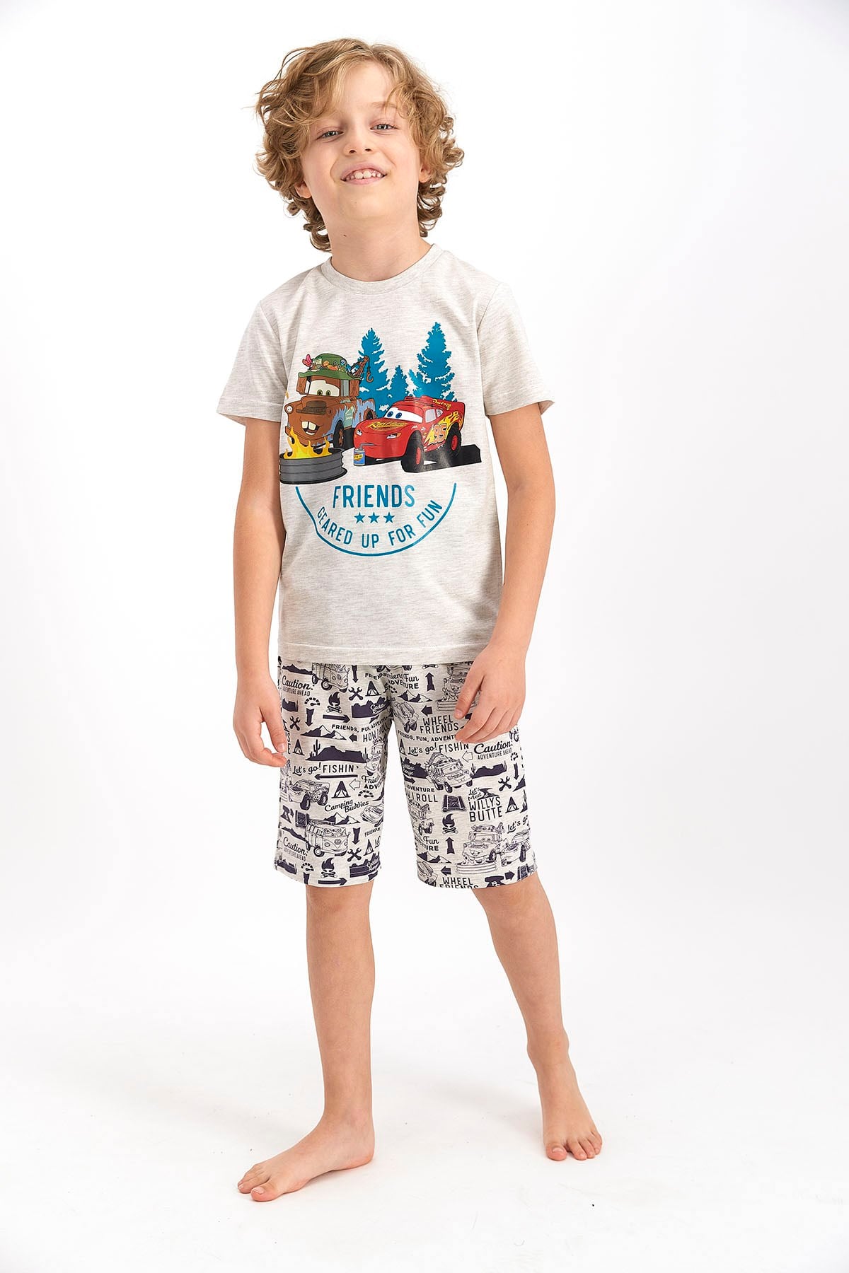 21Y.PJM.349.011Roly Poly Cars Bermuda Takım D4563