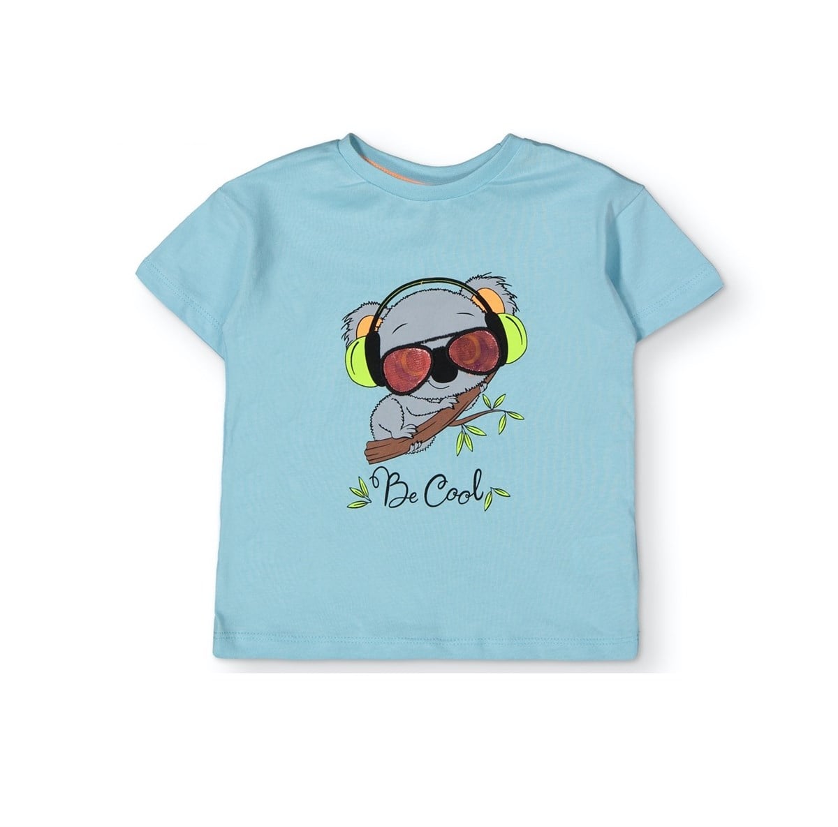 21Y.TSR.387.010Divonette Erkek Çocuk Be Cool Baskılı Tshirt 9792-2