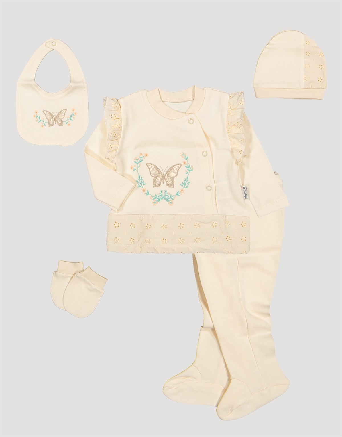 22Y.HSC.409.007Nenny Baby Butterfly Garden 5'li Hastane Çıkışı NB-602