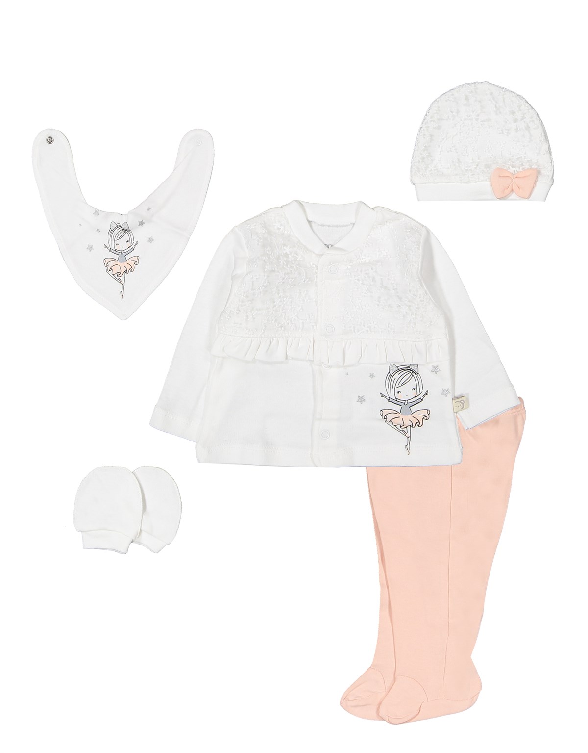 22Y.HSC.409.009Nenny Baby Ballerina Girl 5'li Hastane Çıkışı NB-505