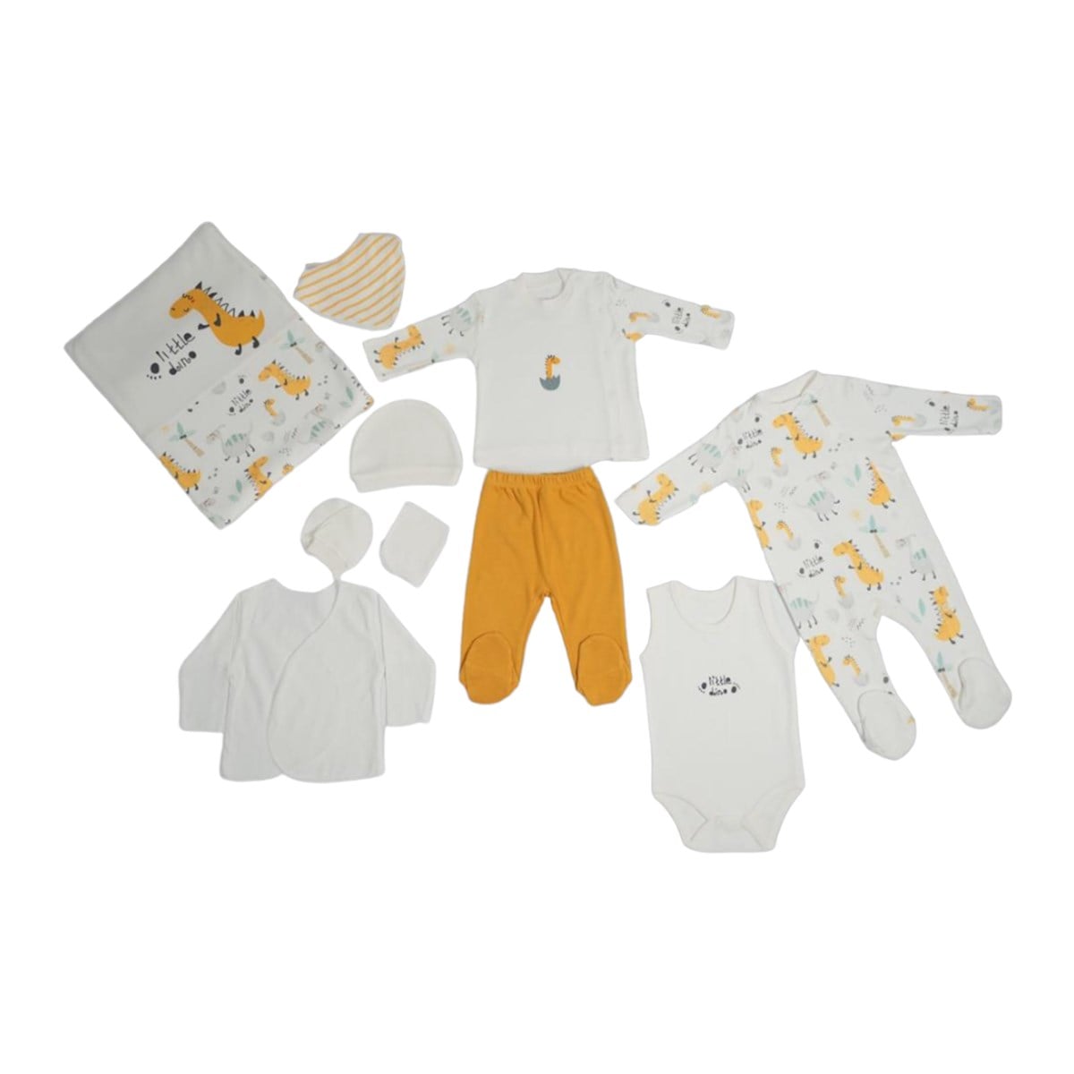 23K.HSC.409.009Nenny Baby Dino 10'lu Hastane Çıkış Set NB-225