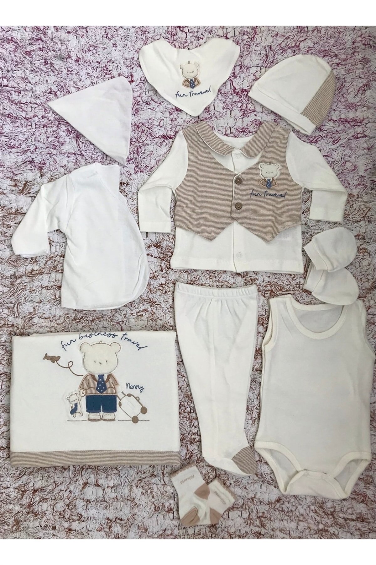 23K.HSC.409.012Nenny Baby 10'lu Hastane Çıkış Set NB-217
