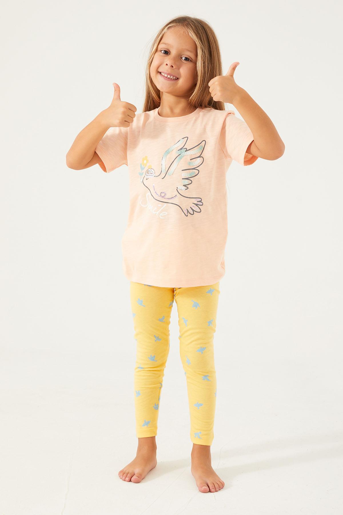 23K.PJM.349.013Roly Poly Kız Çocuk Pijama Takımı 3075-G