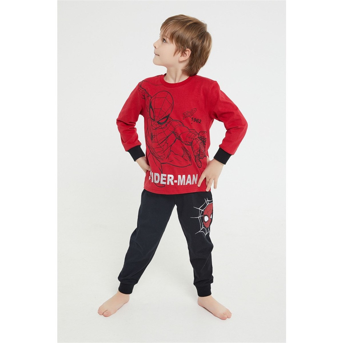 23K.TKM.349.007Roly Poly Spider- Man Erkek Çocuk İkili Takım D4712-3