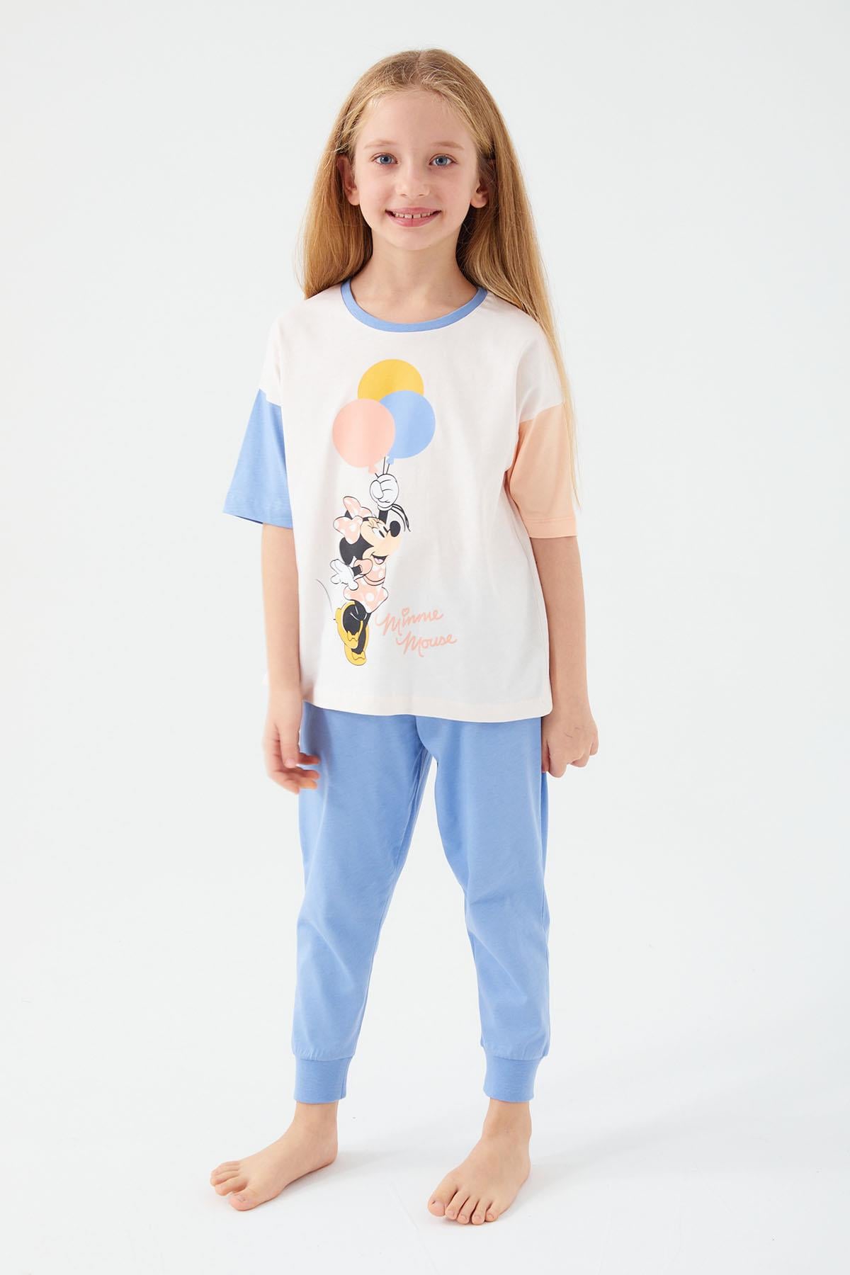 23Y.PJM.349.002Roly Poly Minnie Mouse Kız Çocuk Takım D4778-3