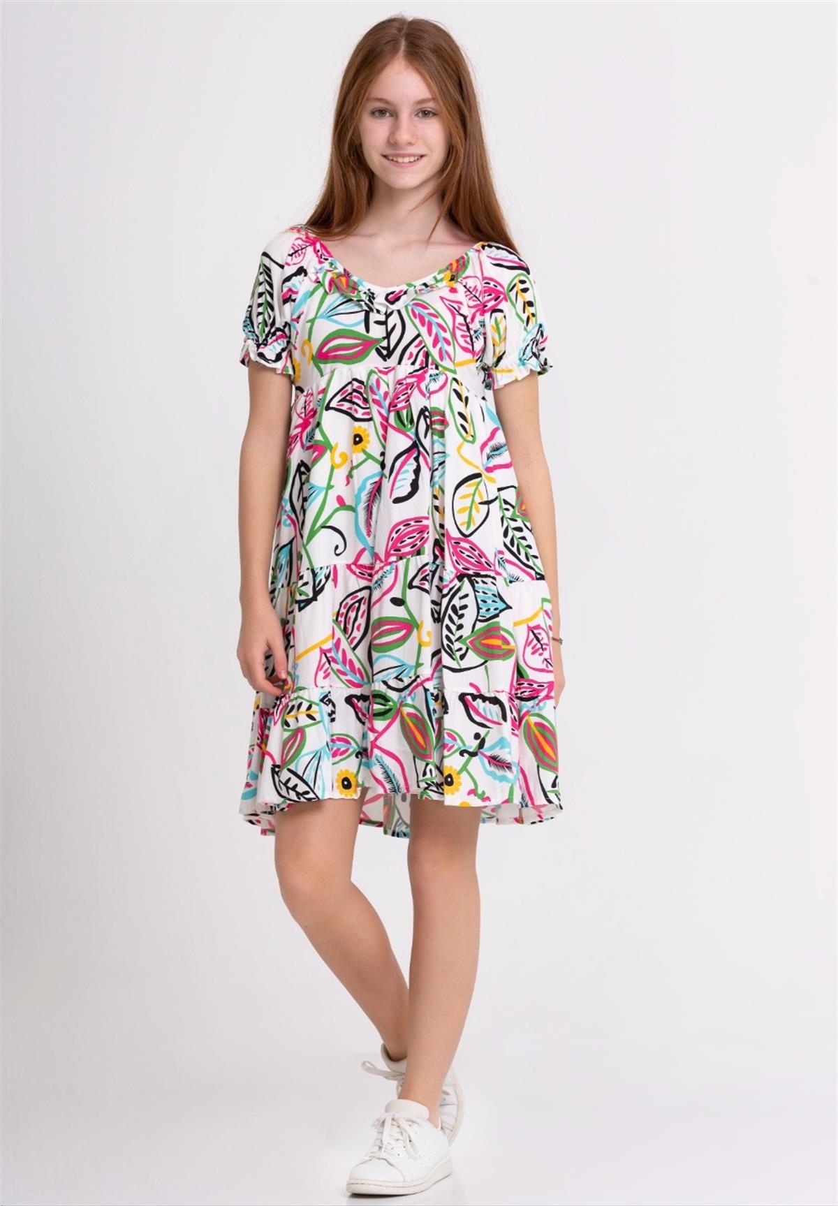 23Y.TKM.231.019Smile Kız Çocuk Elbise 9030