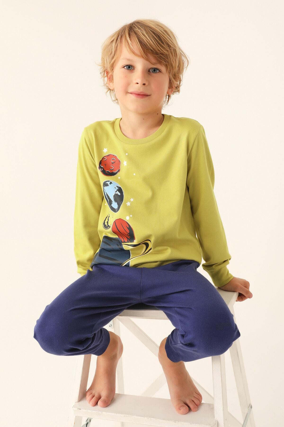 24K.ESF.349.026Roly Poly Erkek Çocuk Pijama Takım 3184-G