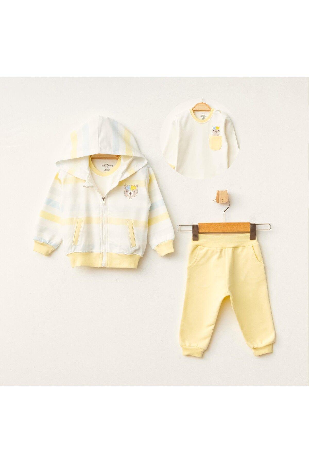 24K.TKM.406.025Aziz Bebe 3'lü Takım 3274