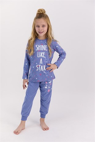 21Y.PJM.349.029Roly Poly 2595-G Kız Çocuk Pijama Takımı