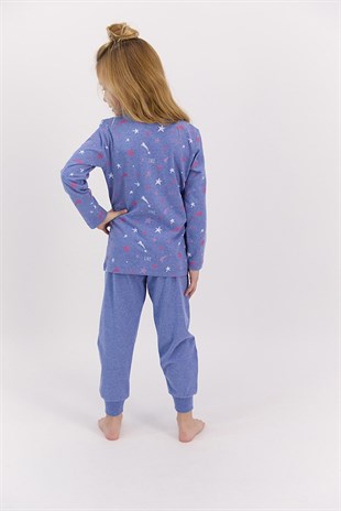 21Y.PJM.349.029Roly Poly 2595-G Kız Çocuk Pijama Takımı