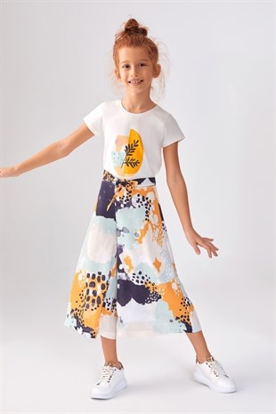 21Y.TKM.373.002NK Kids Kız Çocuk Samuray Yazlık Pantolon 56021