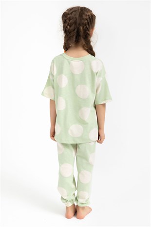 22K.PJM.349.007Roly Poly Kız Pijama Takım RP2790-G