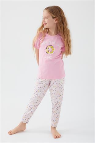 23K.PJM.349.007Roly Poly Kız Çocuk Pijama Takımı 3101-2