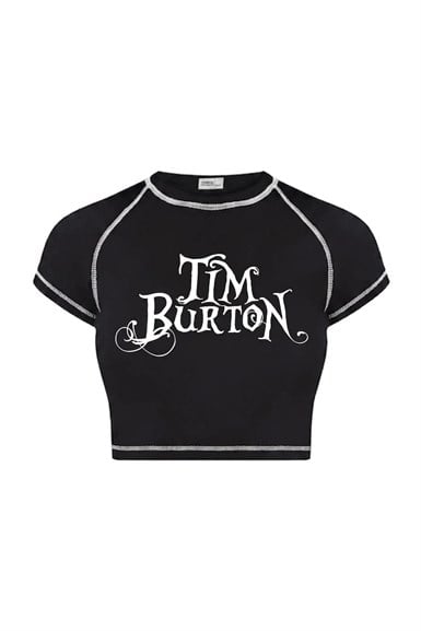 Ters Dikiş Tım Burton Crop
