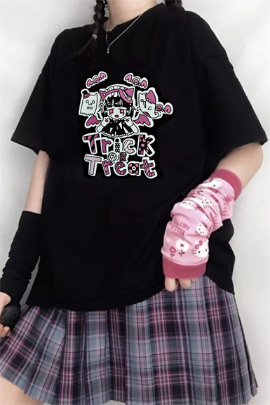 Anime Trick Or Treat Oversize T-shirt Ürününü Hemen İncele