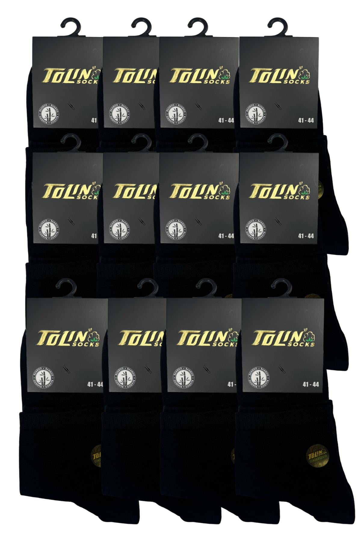 Erkek 12 li Yarım Konç Bambu Patik Çorap Seti 10550