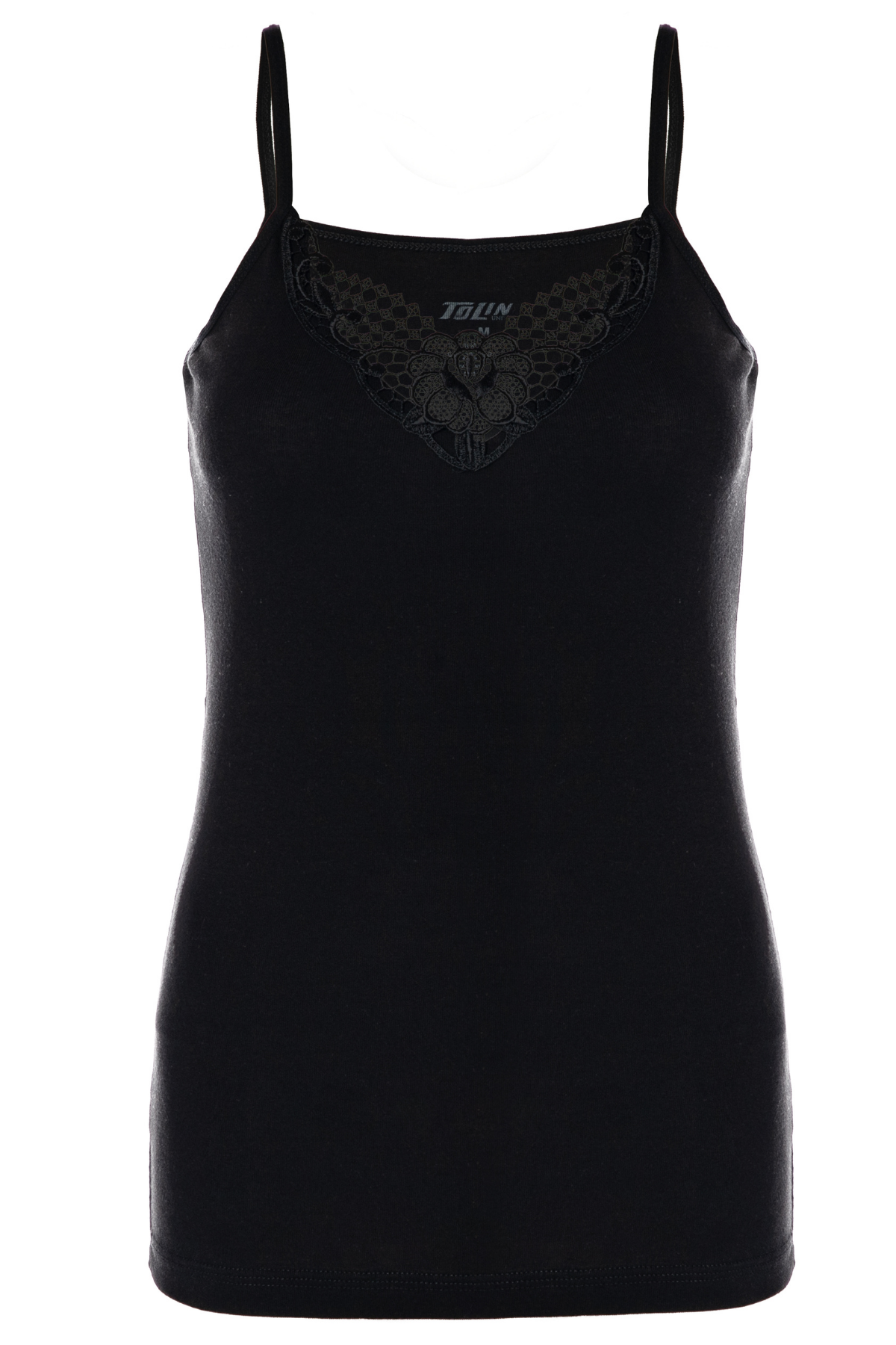 Kadın %100 Pamuk Ip Askılı Güpürlü Atlet 1222