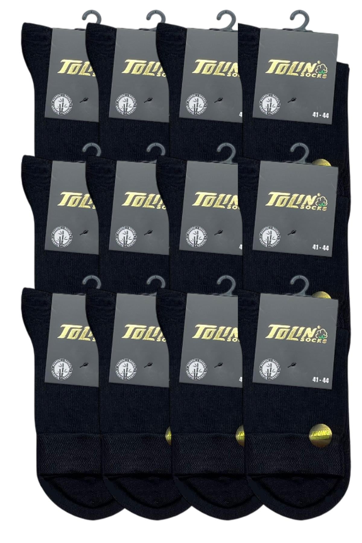 Erkek 12 li Bambu Yarım Konç Dikişsiz Çorap Seti 14900