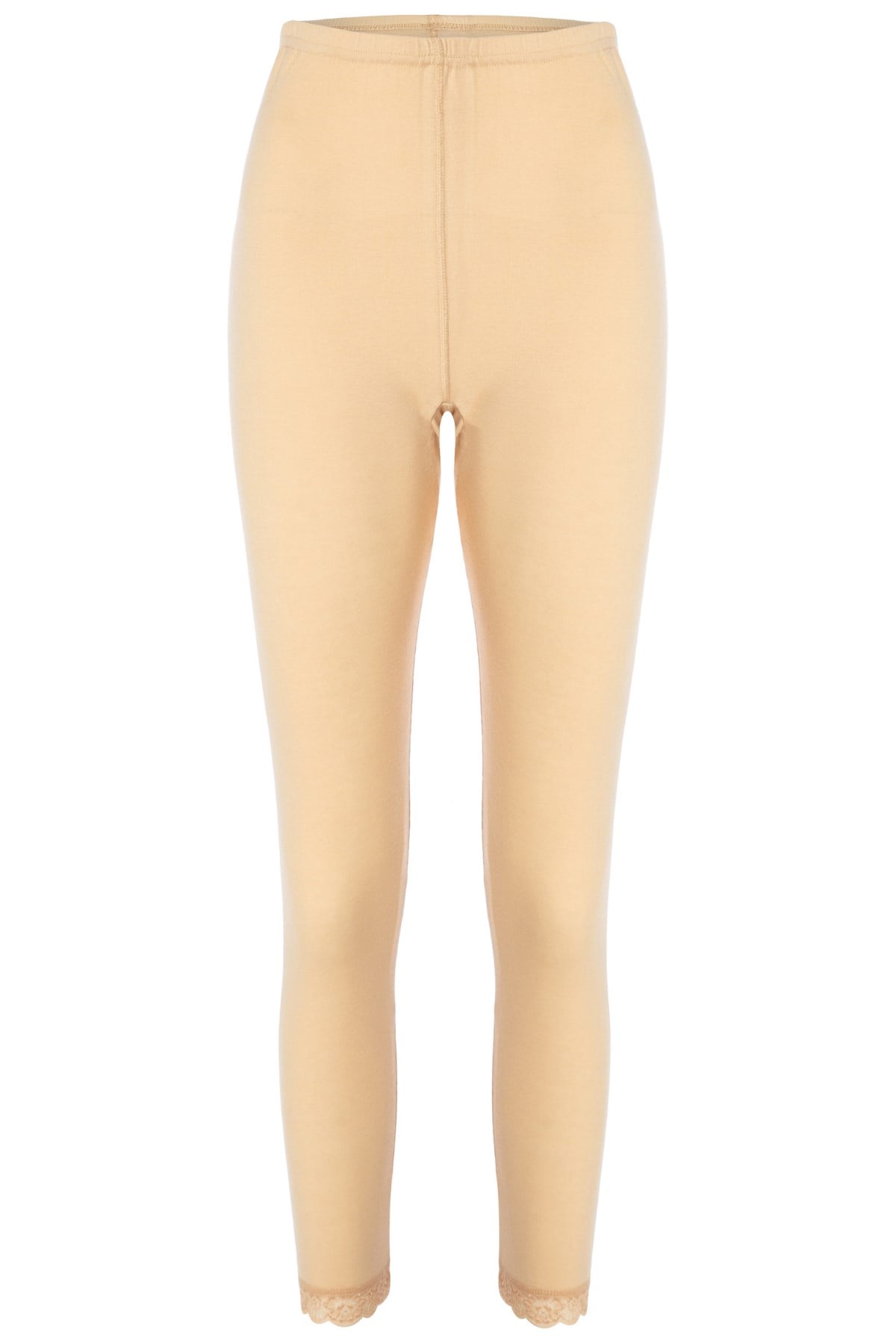 Tolin %100 Pamuk Bayan Dantelli Uzun Tayt 720