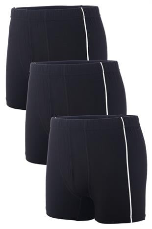 3 lü Erkek Bambu Likralı Esnek Boxer Seti 413