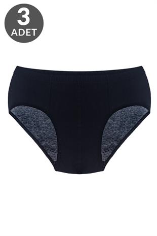 3 lü Erkek %100 Pamuklu Süprem Külot 213