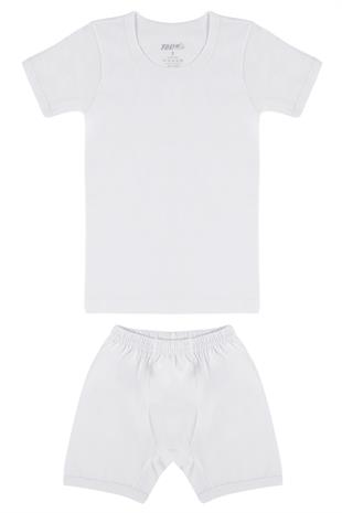 Tolin %100 Pamuk Erkek Çocuk Fanila Şort Takım 8335