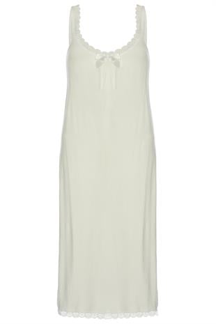 Tolin Bayan Geniş Askılı Viskon Kombinezon Gecelik 1584