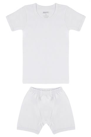 Tolin %100 Pamuk Erkek Çocuk Fanila Şort Takım 8335