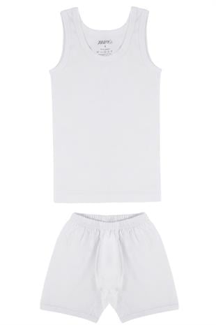 Tolin %100 Pamuk Erkek Çocuk Atlet Şort Takım 8315