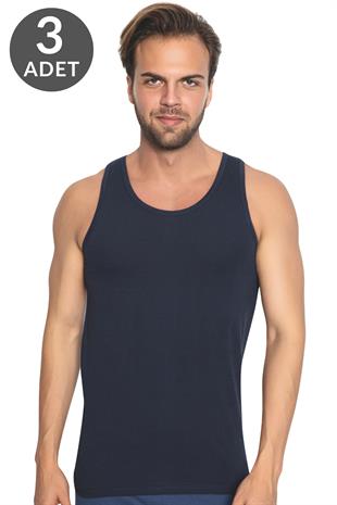 3 lü Erkek %100 Pamuklu Süprem Atlet 114