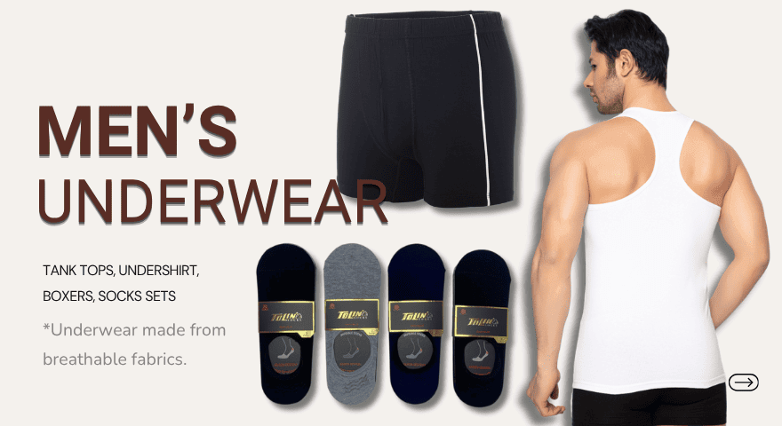 TOLIN Men's Best Cotton Underwear Products