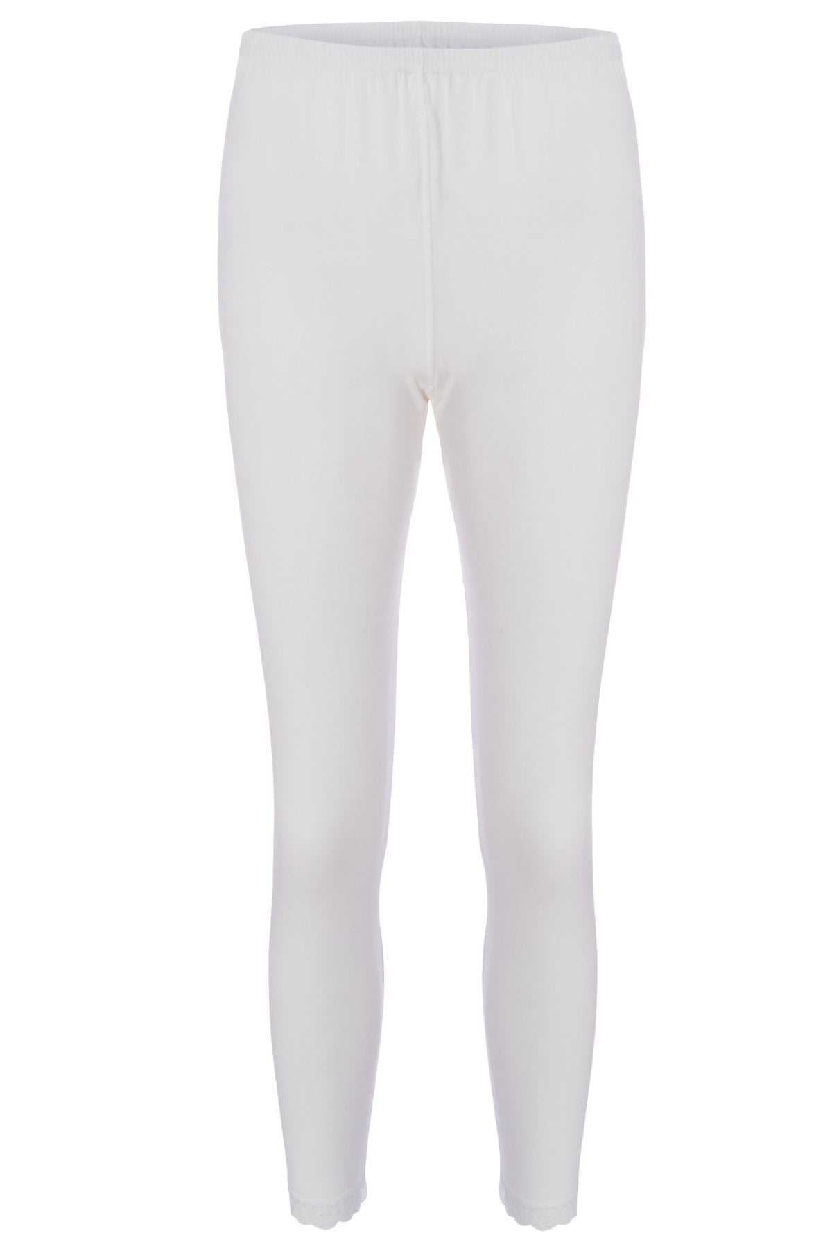 Tolin %100 Pamuk Bayan Dantelli Uzun Tayt 720