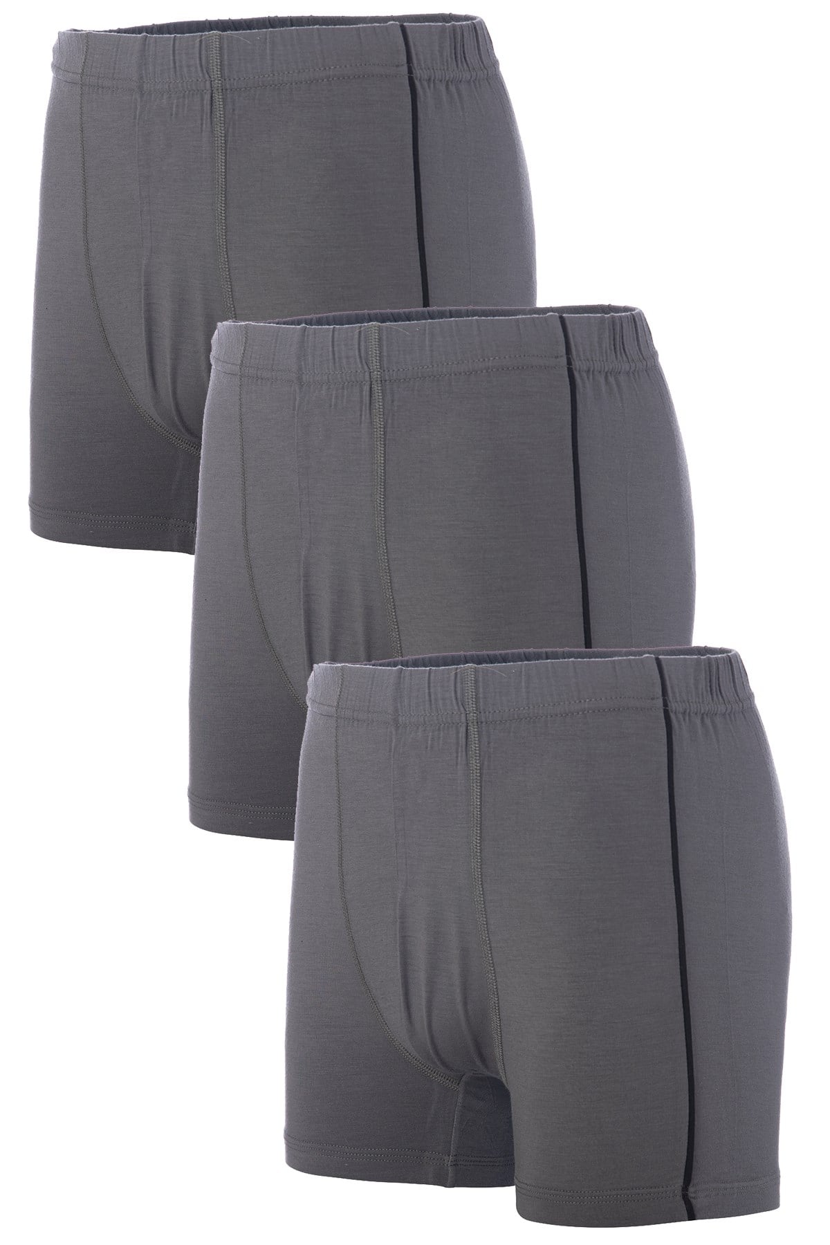 3 lü Erkek Bambu Likralı Esnek Boxer Seti 413