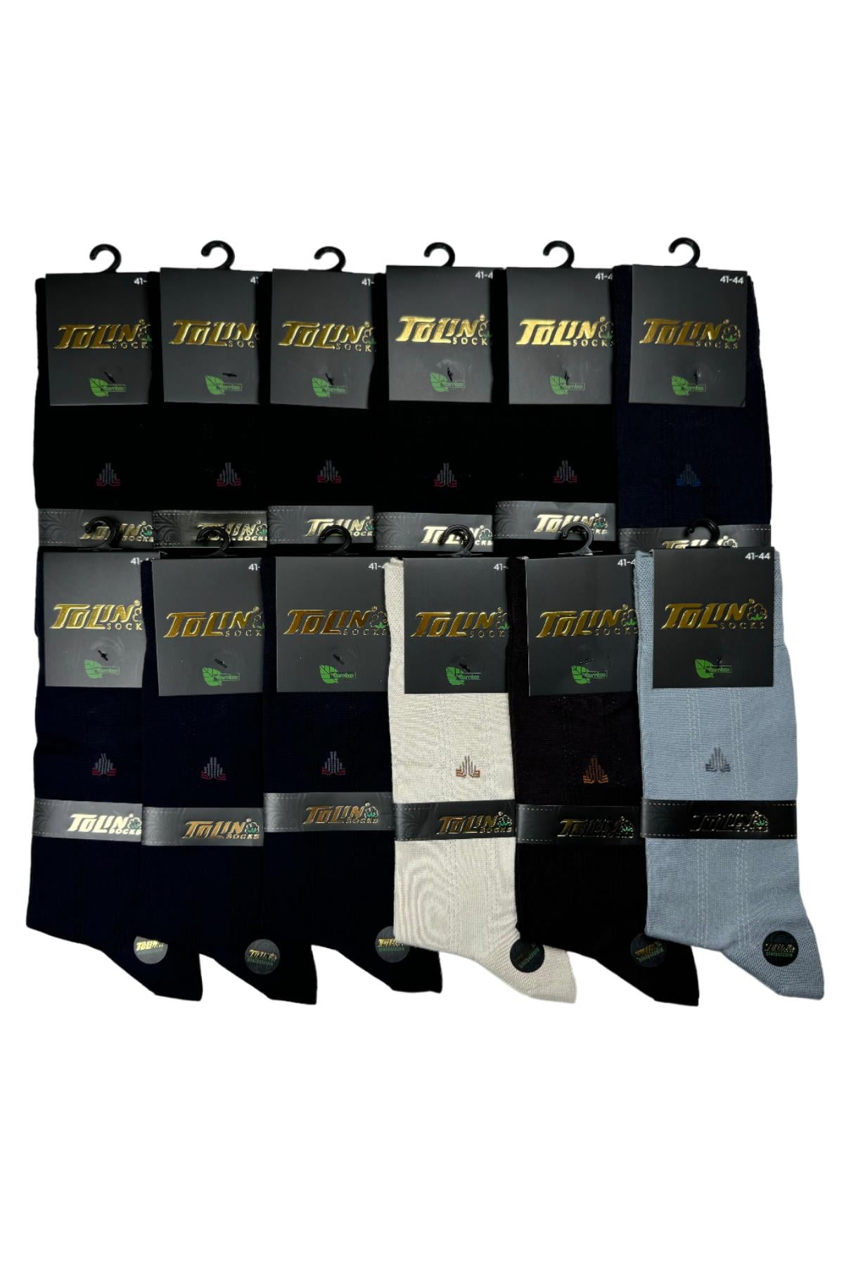 Erkek 12 li Bambu Çorap Seti 14149