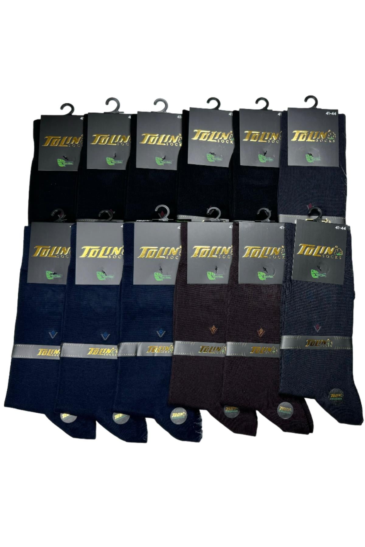 Erkek 12 li Bambu Çorap Seti 14681