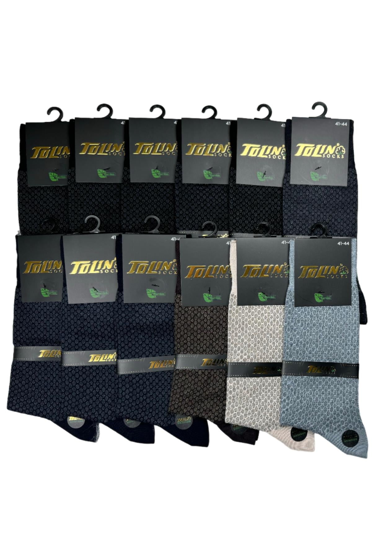 Erkek 12 li Bambu Çorap Seti 14203