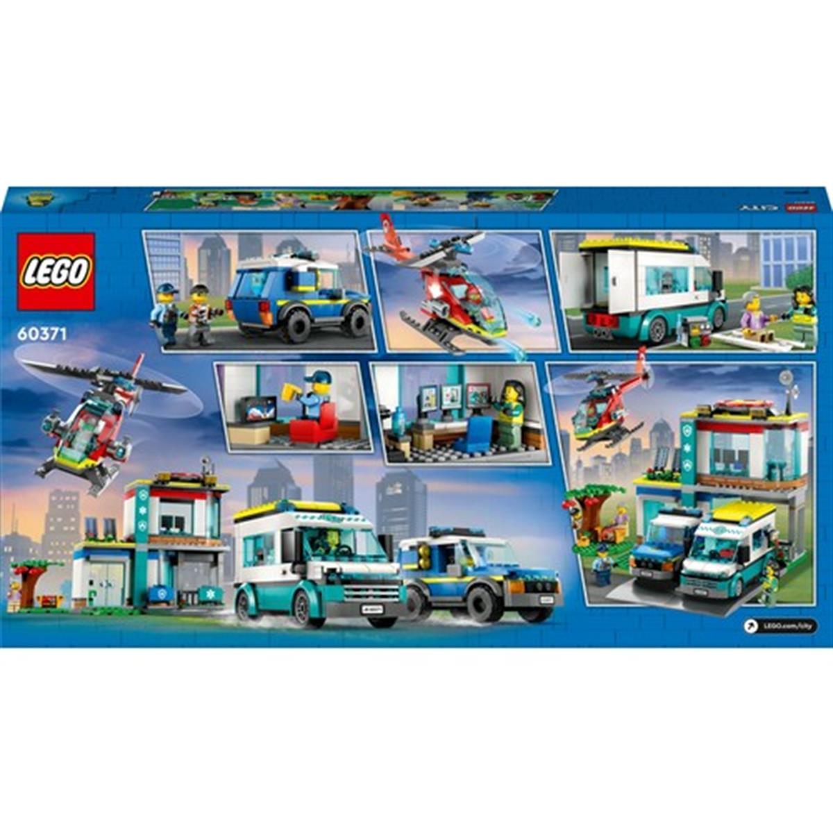 LEGO® City Acil Durum Araçları Merkezi 60371 - 6 Yaş ve Üzeri Çocuklar Için  Polis, Itfaiye