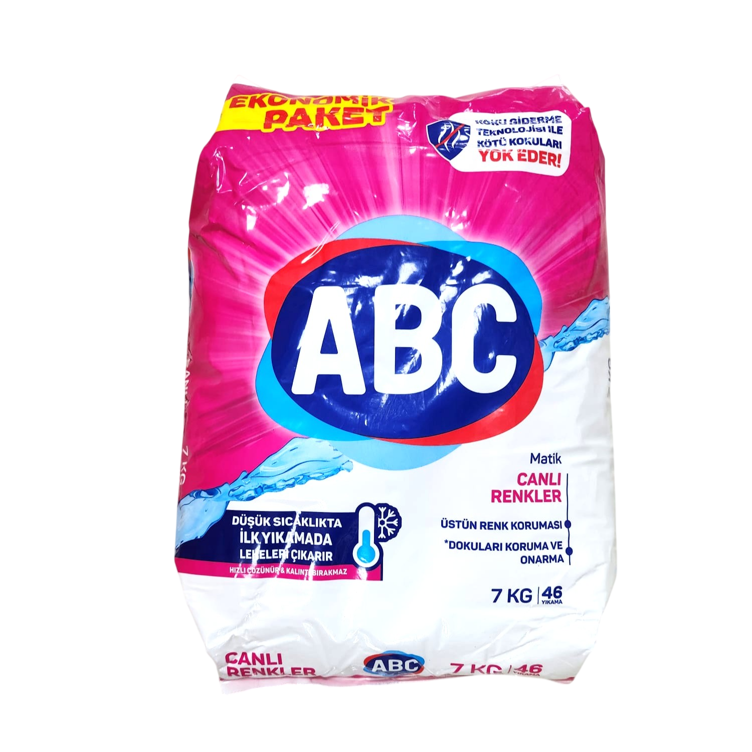 Toz DeterjanAbc Matik Canli Renkler 7 kg