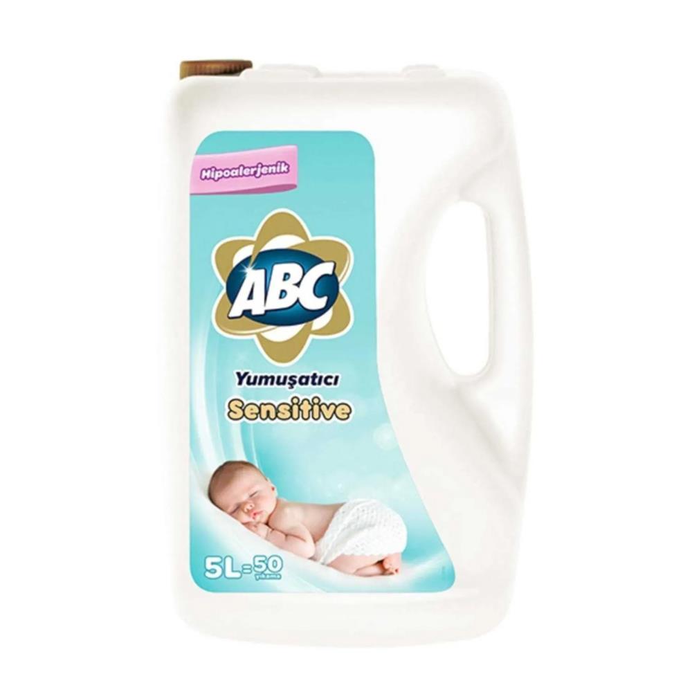 Klasik YumuşatıcılarAbc Soft Sensitive 5 Lt 50 Yıkama Hassas Ciltlere Özel