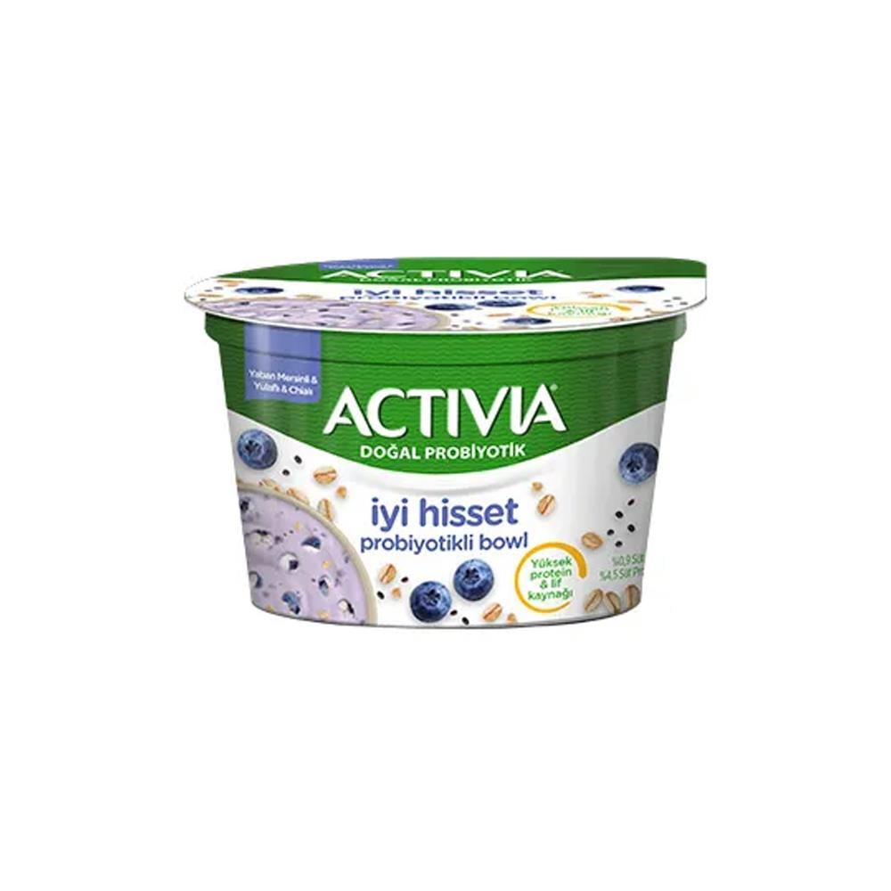 Sade YoğurtActivia Yaban Mersinli & Yulaflı & Chialı Bowl 150 G