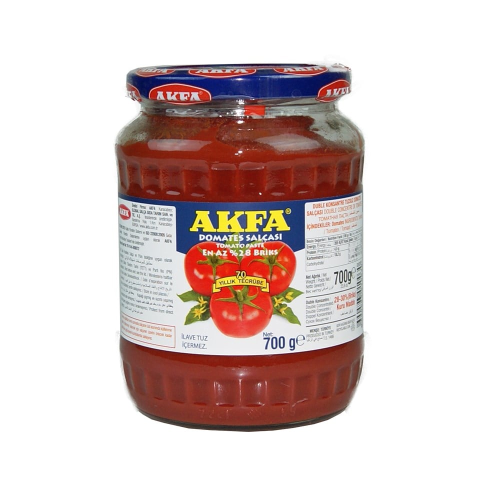 Akfa Domates Salçası Cam 700 Gr